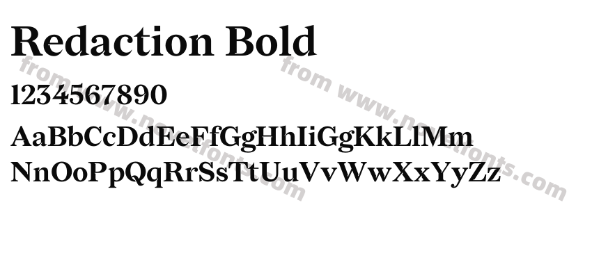 Redaction BoldPreview