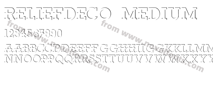 ReliefDeco MediumPreview