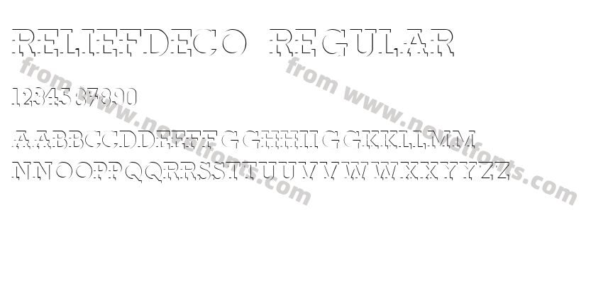 ReliefDeco RegularPreview