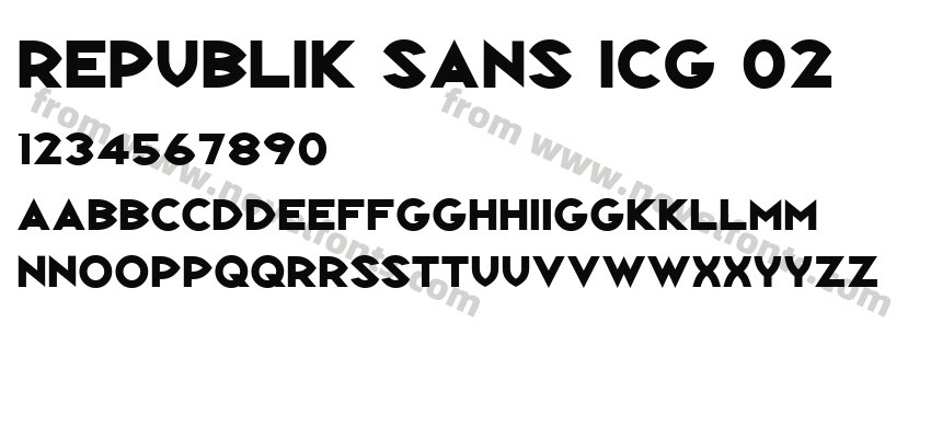 Republik Sans ICG 02Preview