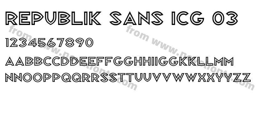 Republik Sans ICG 03Preview