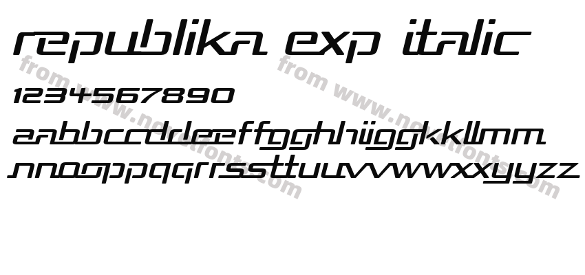 Republika Exp ItalicPreview