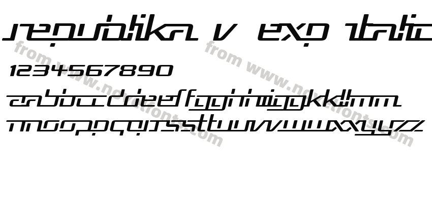 Republika V Exp ItalicPreview