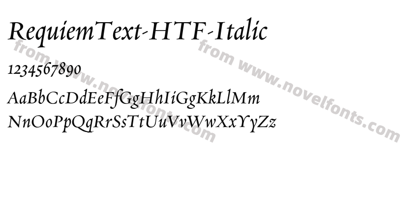 RequiemText-HTF-ItalicPreview