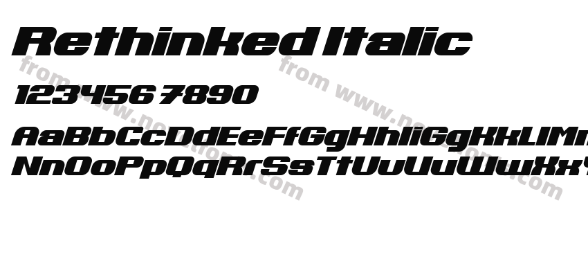 Rethinked ItalicPreview