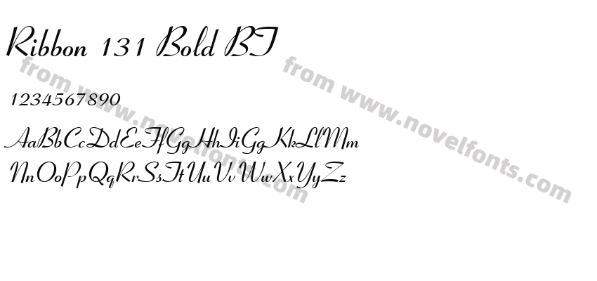 Ribbon 131 Bold BTPreview