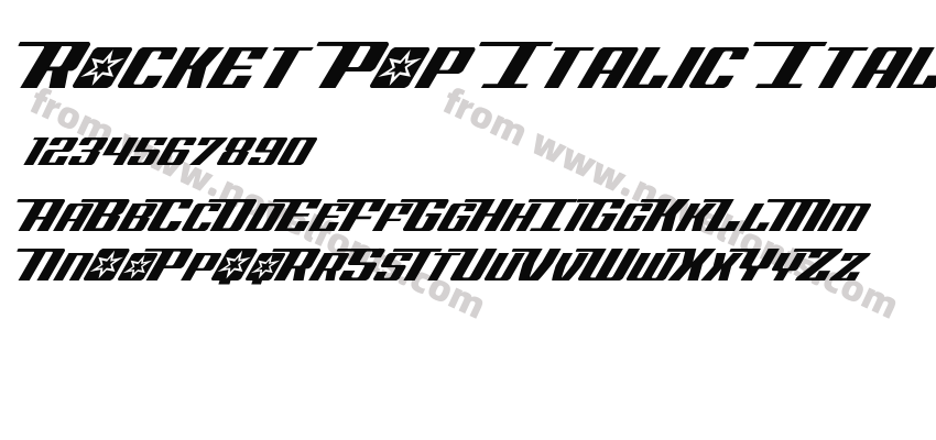 Rocket Pop Italic ItalicPreview