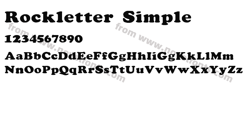 Rockletter SimplePreview