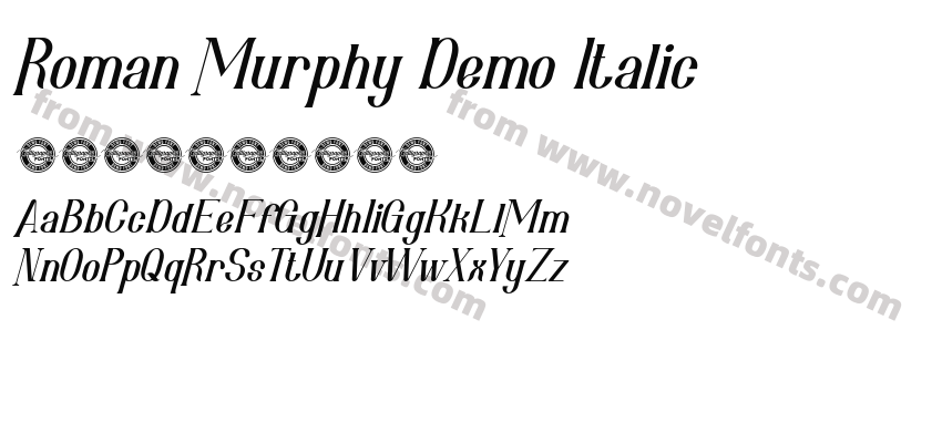 Roman Murphy Demo ItalicPreview