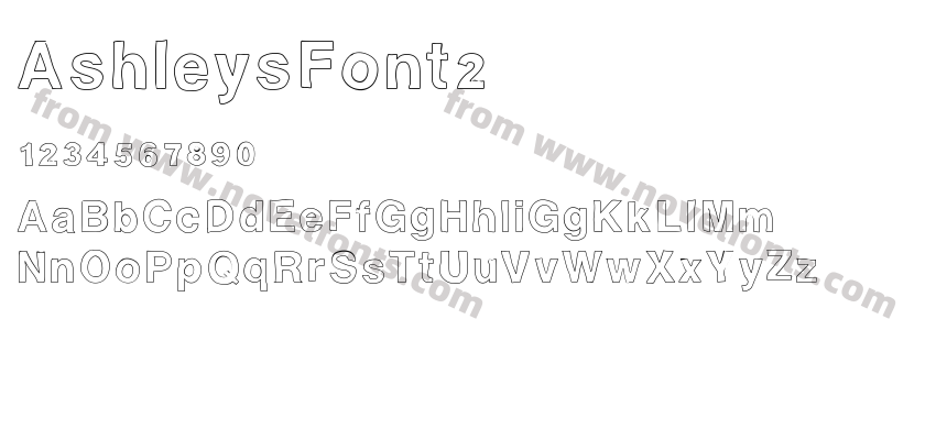 AshleysFont2Preview