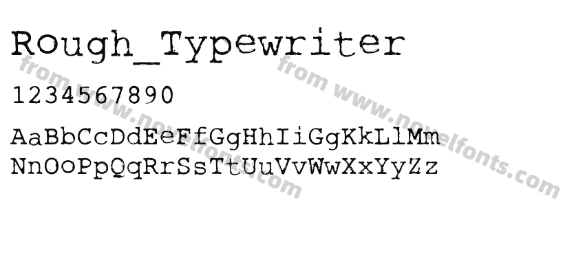 Rough_TypewriterPreview