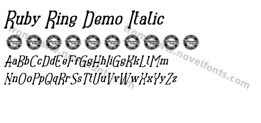 Ruby Ring Demo ItalicPreview