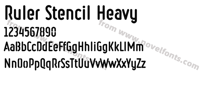 Ruler Stencil HeavyPreview