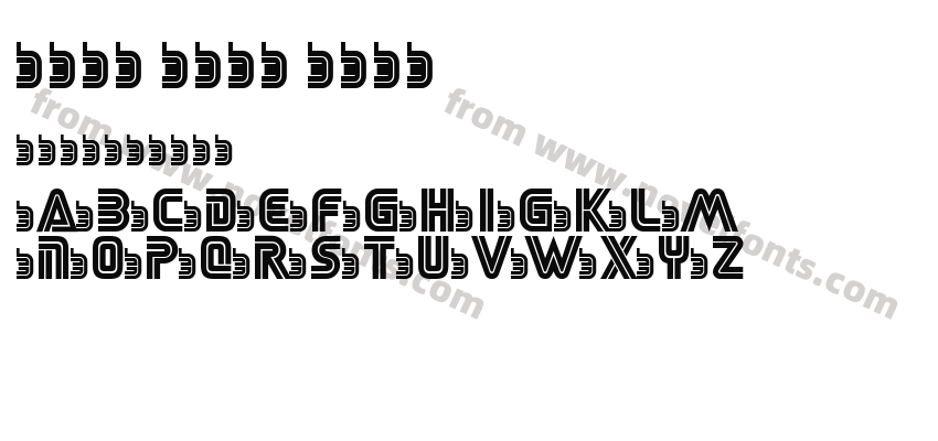 SEGA LOGO FONTPreview