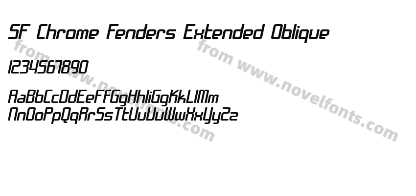 SF Chrome Fenders Extended ObliquePreview