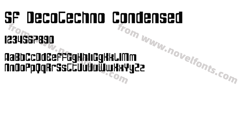 SF DecoTechno CondensedPreview