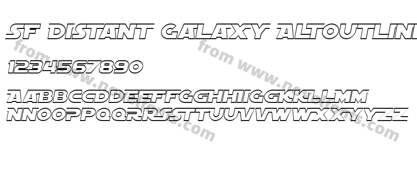 SF Distant Galaxy AltOutline ItalicPreview