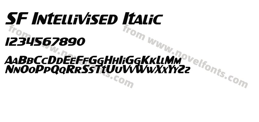 SF Intellivised ItalicPreview