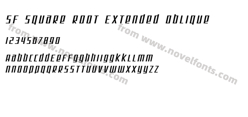 SF Square Root Extended ObliquePreview