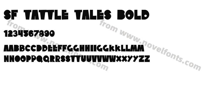 SF Tattle Tales BoldPreview