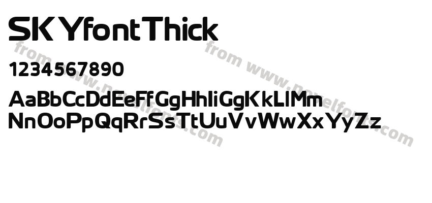 SKYfontThickPreview