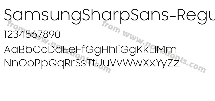 SamsungSharpSans-RegularPreview