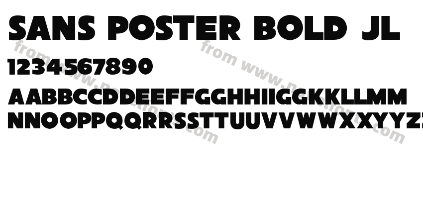 Sans Poster Bold JLPreview