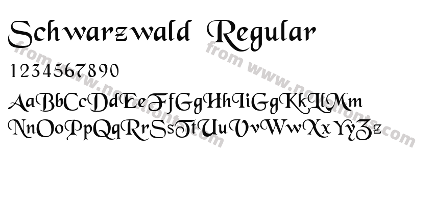 Schwarzwald RegularPreview