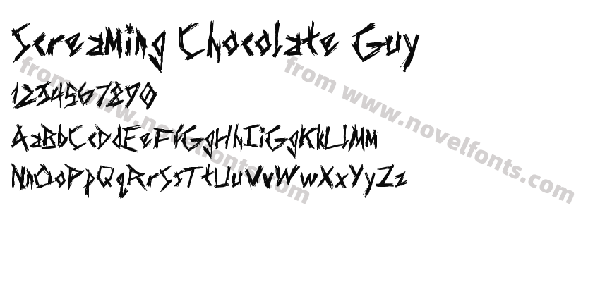 Screaming Chocolate GuyPreview