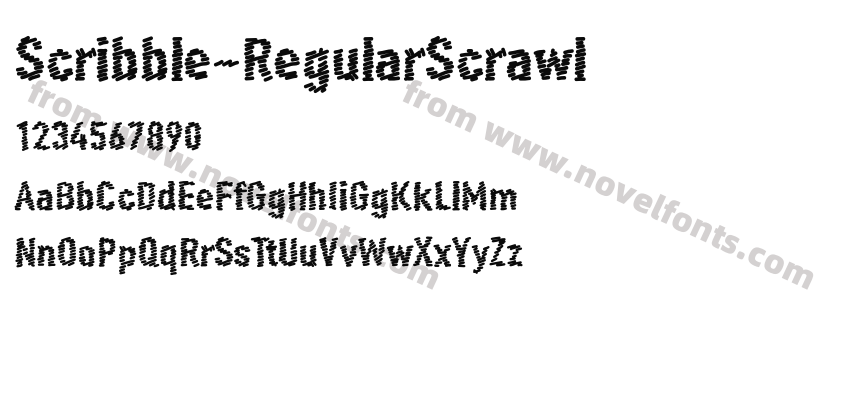 Scribble-RegularScrawlPreview