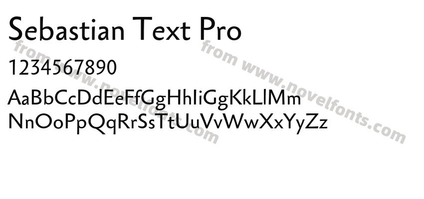 Sebastian Text ProPreview