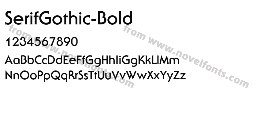 SerifGothic-BoldPreview