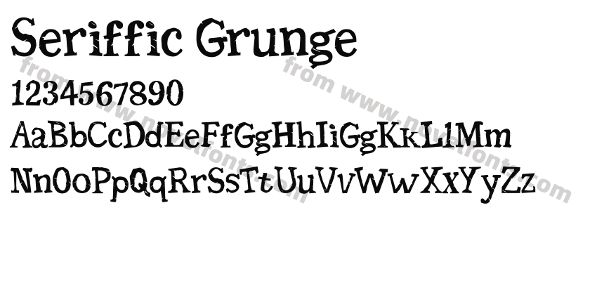 Seriffic GrungePreview