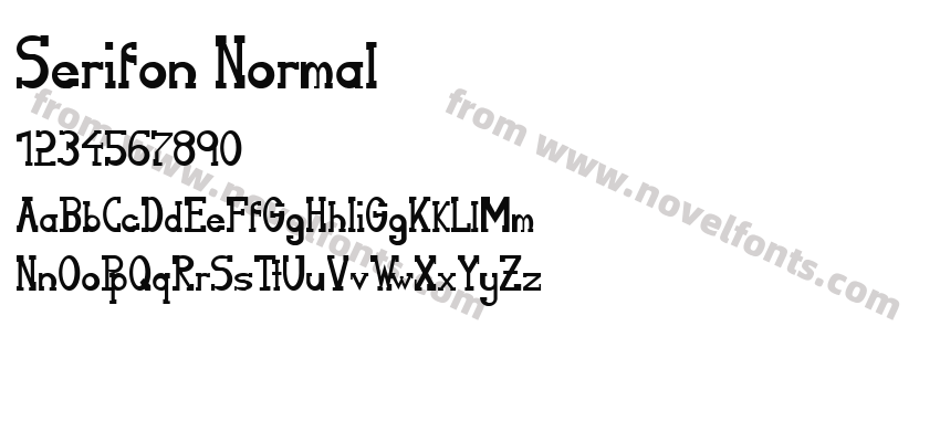 Serifon NormalPreview