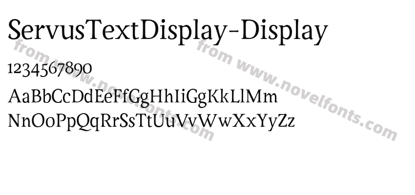 Servus Text Display DisplayPreview