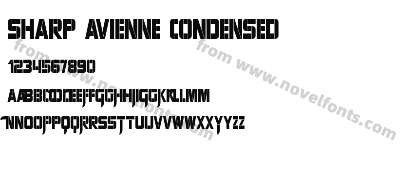 Sharp Avienne CondensedPreview