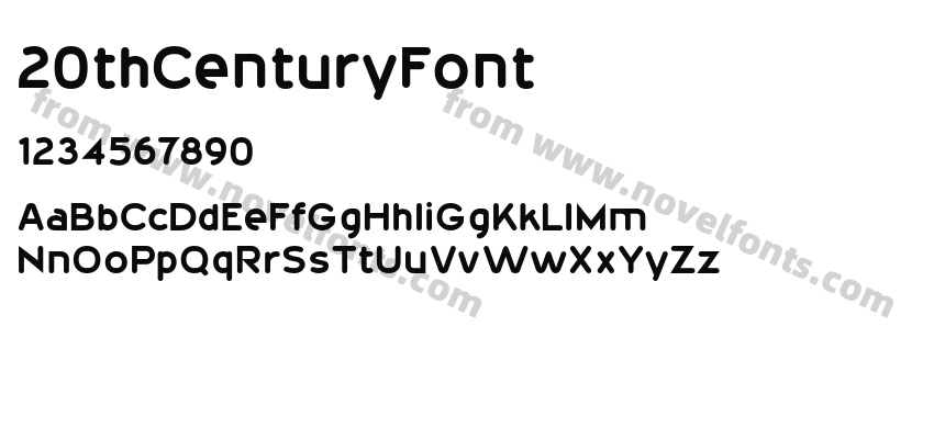 20thCenturyFontPreview