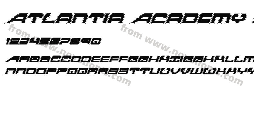 Atlantia Academy ItalicPreview