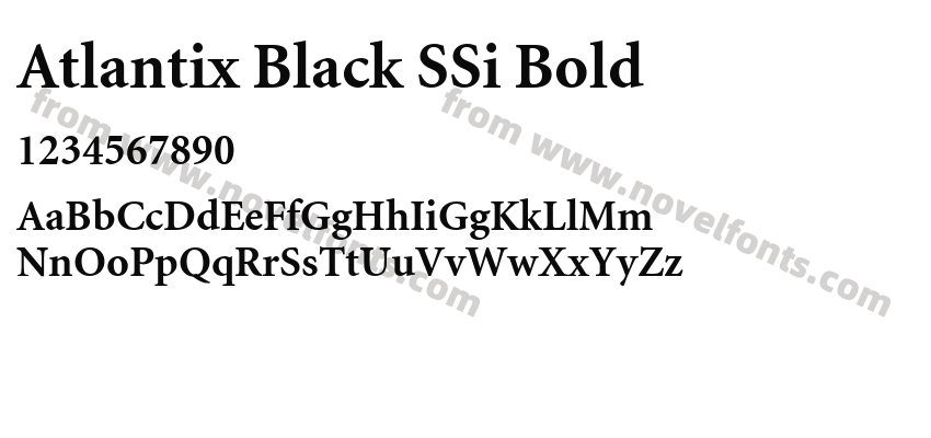 Atlantix Black SSi BoldPreview