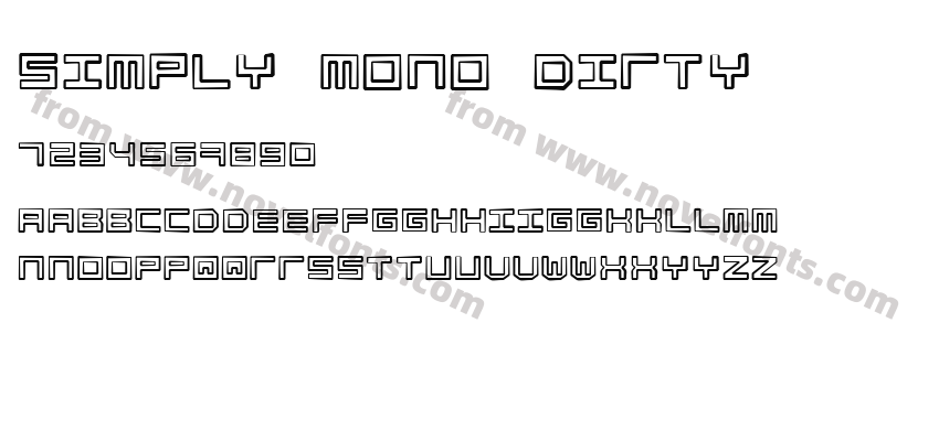 Simply Mono DirtyPreview