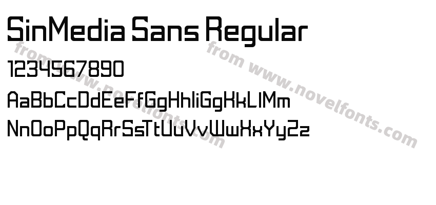 SinMedia Sans RegularPreview