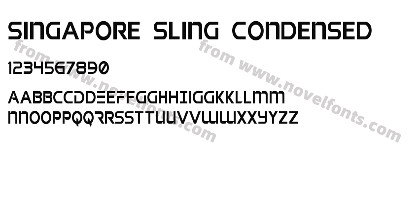 Singapore Sling CondensedPreview