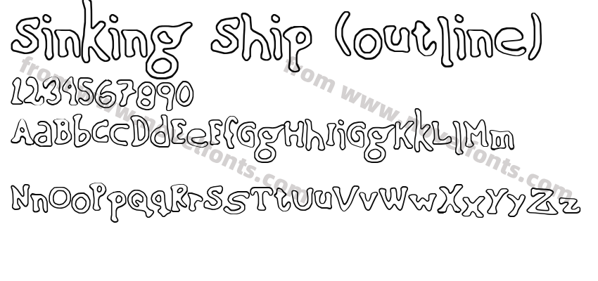 Sinking Ship (outline)Preview