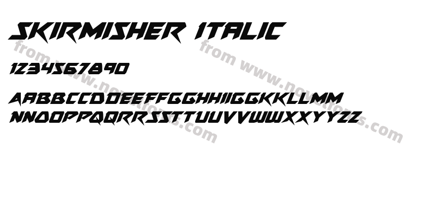 Skirmisher ItalicPreview