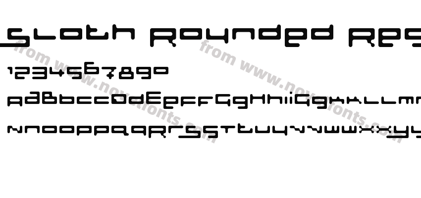 Sloth Rounded RegularPreview