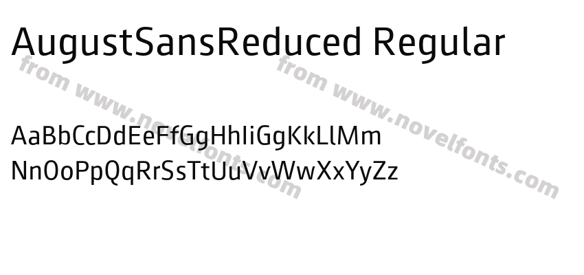 AugustSansReduced-RegularPreview