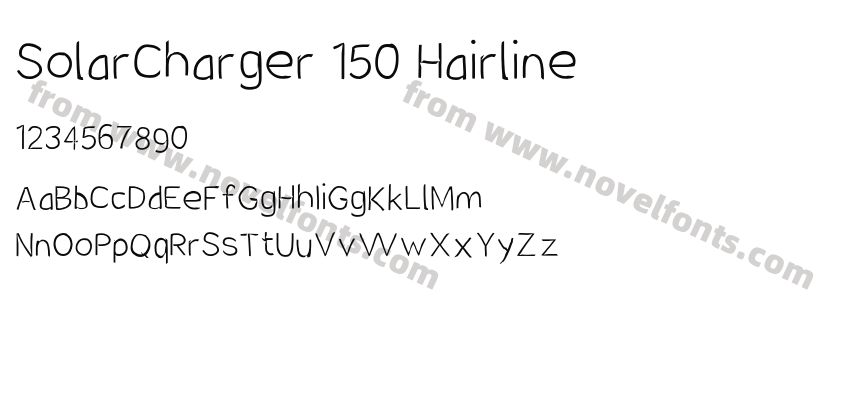 SolarCharger 150 HairlinePreview