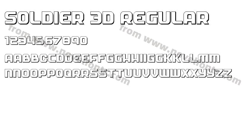 Soldier 3D RegularPreview