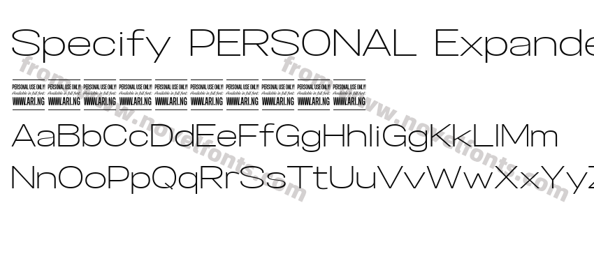 Specify PERSONAL Expanded LightPreview