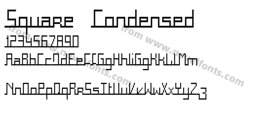 Square CondensedPreview